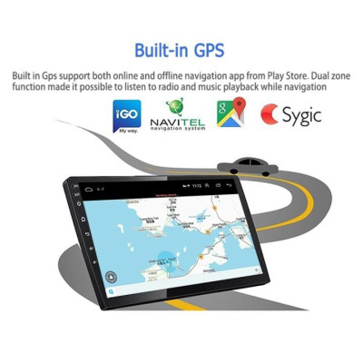 Màn hình DVD Android cao cấp 9-10 inch Wifi, 4G dùng cho tất cả các loại xe ô tô LV–AD900 4+64 -Hàng Chính Hãng