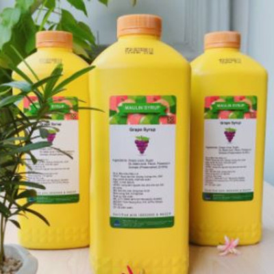 Siro Nho Maulin (MauLin Grape Syrup) Chai 2.5Kg - Nguyên liêu pha chế trà sữa hương thơm hảo hạng