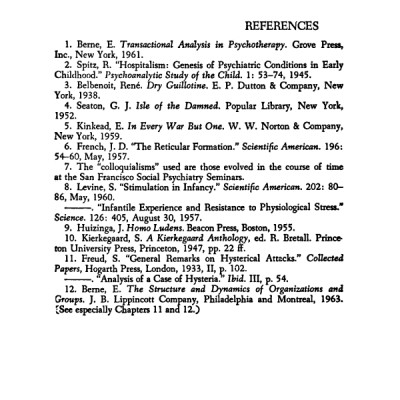 Games People Play: The Psychology of Human Relationships