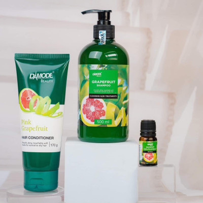 Combo dầu gội dầu xã tinh dầu tóc cao cấp độc quyền DAMODE 500ml 170ml 30ml