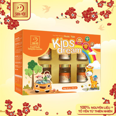 Nước Yến Kids Dream Song Yến (Lốc 6 x 70ml)