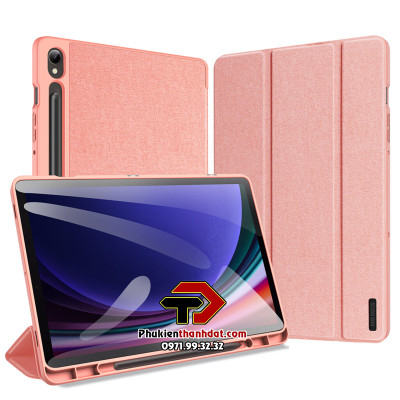 Bao da chống sốc có ngăn bút cho SamSung Galaxy Tab S9 FE chính hãng Dux Ducis Domo - Hàng chính hãng