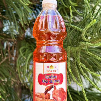Dấm hồng 330ml + bột nổ da 100gr