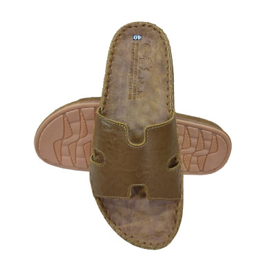 Dép Nam Quai Ngang Da Bò Thật TiTi ĐÔ Cao Cấp DNA2209