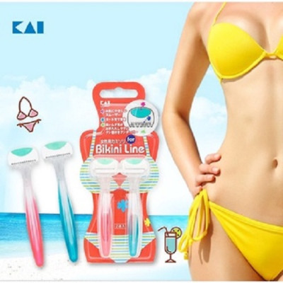 Dao Cạo Bikini Dành Cho Nữ Kai Line MTG-2B 011641 (Set 2 Cây)