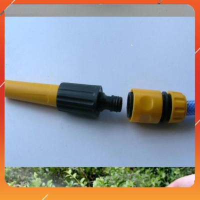 Vòi Xịt️Evoucher Bộ dây vòi xịt nước rửa xe, tưới cây , tăng áp 3 lần, loại 7m, 10m 206622-5 cút sập+  khăn phượt