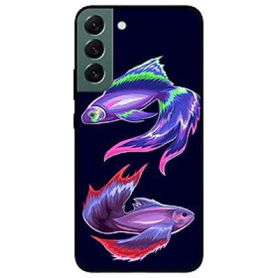 Ốp lưng dành cho Samsung S22 - S22 Plus - S22 Ultra - Cặp Đôi Cá Tím