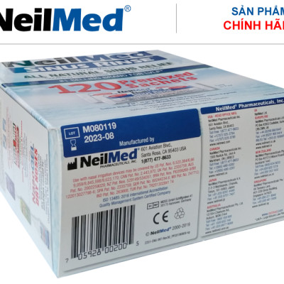 Gói Hỗn Hợp Muối Rửa Mũi Xoang Người Lớn NeilMed SinusRinse Adult Sachets - Xuất xứ Mỹ (Hộp 120 gói)