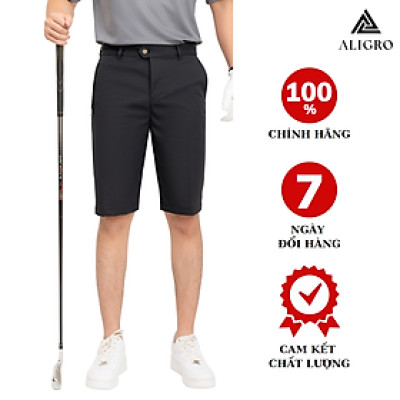 Quần short golf nam ALIGRO nhiều màu, chất vải co giãn chống nhăn cực tốt, thoáng khí, thấm hút tốt QSMOG.19