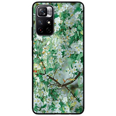 Ốp lưng dành cho Xiaomi Redmi Note 11 5G - Redmi Note 11T - Redmi Note 11S mẫu Hoa Lá Xanh 1