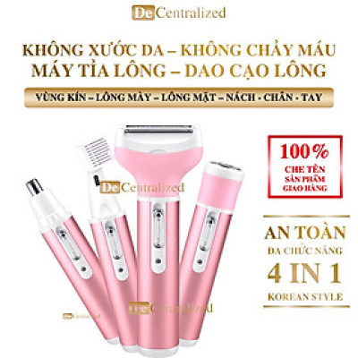 Máy Cạo Lông Mu, VùngKín Bikini Cạo Lông Mặt Tỉa Lông Mày, Máy Cạo Lông Wax Lông Tẩy Lông Nách Cắt Tỉa Lông Mũi Đa Năng  Hàng Chính Hãng