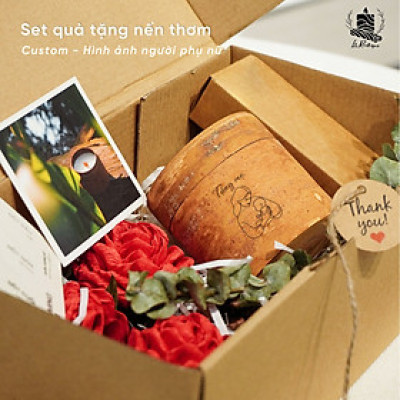 Set Quà Tặng Classic Nến Thơm Trị Liệu Le Rustique - Custom Về Người Phụ Nữ - Nến Thơm Cao Cấp