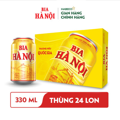 Bia Hà Nội - Thùng 24 lon 330ml