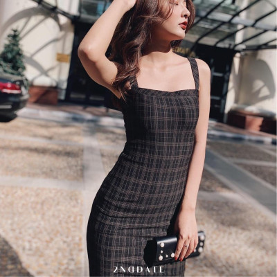 Váy liền 2 dây Body nữ 2NDDATE DR052