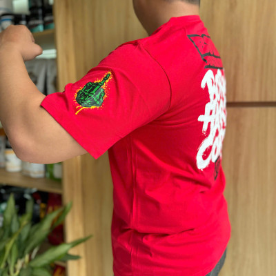 Áo Thun Thể Thao Mutant Born Hardcore Graffiti - Màu Đỏ