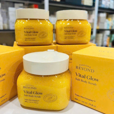 Tẩy Da Chết Toàn Thân BEYOND VITAL GLOW SALT BODY SCRUB 500g