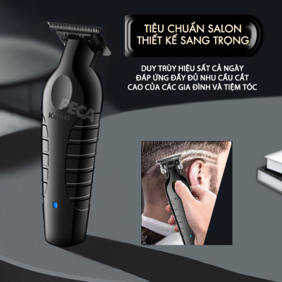Tông đơ chấn viền Kemei KM-2299 lưỡi cắt mạ carbon cao cấp công suất 5W - Chính hãng