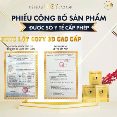 Thay da sinh học Cozy - Nước Lột Cozy 3D Cao Cấp - SET TAY + CHÂN + CỔ  [Gift] Bột Kích Bong Lần 2, Kem Kích Bong, 1 Tắm trắng Cozy