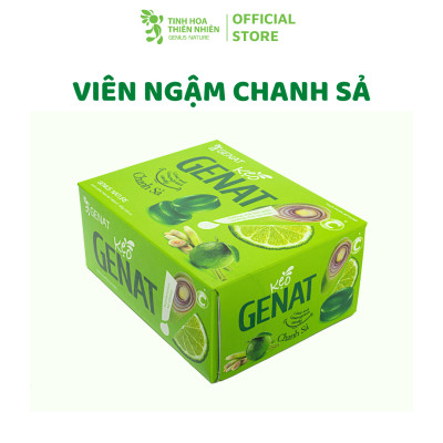 Kẹo ngậm Genat Chanh Sả (Hộp 100 viên)
