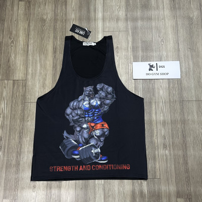 Áo ba lỗ thể thao nam thun lạnh 4 chiều thoáng mát, form ôm body DOGYMSHOP