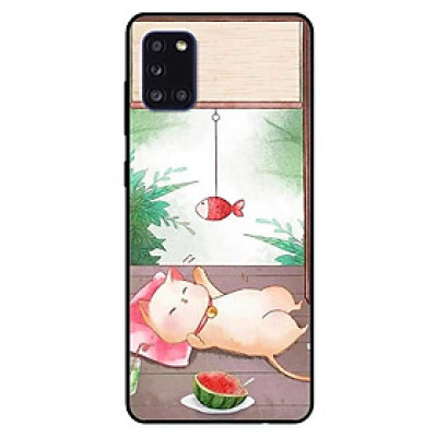 Ốp lưng dành cho Samsung Galaxy A31 mẫu Mèo Và Điện Thoại