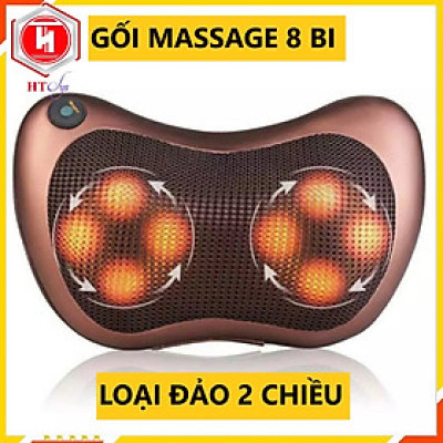 Gối Massage Cổ Vai Gáy, Gối Massage 8 Bi Đa Chức Năng, Giảm Đau Nhức Mỏi Vai Gáy, Công Nghệ Nhật Bản Cao Cấp - Hàng Nhập Khẩu