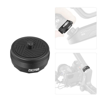 Bộ chuyển đổi Zhiyun thao tác nhanh với ngàm vít 1/4 inch cho gimbal Zhiyun Crane 3 Lab/Weebill Lab/Crane 2/Crane