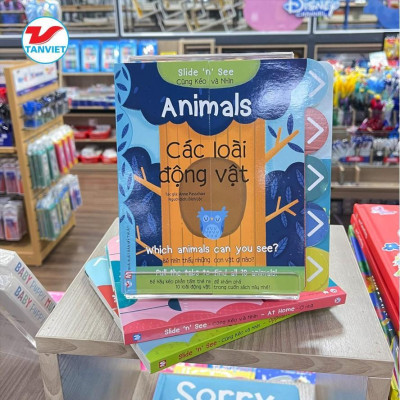 Sách Tương Tác Song Ngữ - Slide And See Cho Bé Học Tiếng Anh - Tân Việt Books