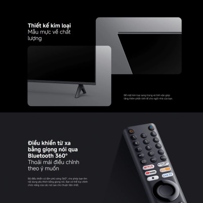 [NEW 2026 TV Series] Smart Tivi Xiaomi TV A 43 2026 - 43 Inch - UHD 4K - Hàng Chính Hãng