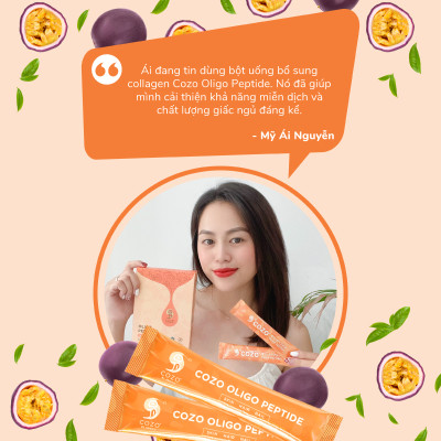 Bột Peptide COZO Oligo Peptide Giúp Tăng Cường Sản Xuất Collagen, Chống Lão Hóa, Làm Trắng Da và Dưỡng Ẩm 