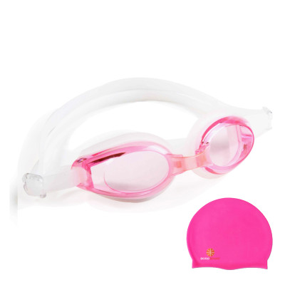 Kính bơi chống sương mờ, chống UV Cleacco, dây đeo được làm 100% silicone mềm mại, thoải mái, thiết kế không trơn trượt, độ co giãn và độ bền thách thức thời gian, dành cho vận động viên chuyên nghiệp hoặc người thích người đi bơi hằng ngày. Tặng nón bơi 