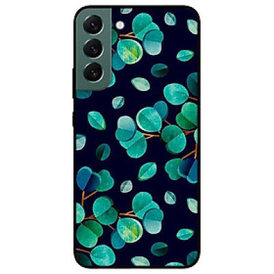 Ốp lưng dành cho Samsung S22 - S22 Plus - S22 Ultra - Hoạ Tiết Lá Cây Nền Đen