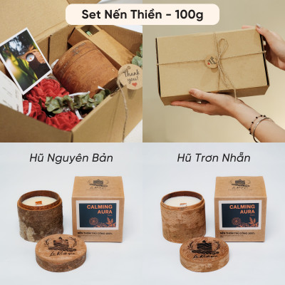 Set Quà Tặng Nến Thơm Trị Liệu Le Rustique Phiên Bản Classic - 9 Mùi Hương - Nến Thơm Cao Cấp - An Toàn Sức Khỏe - 100g