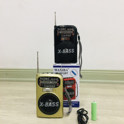 Đài Radio Mini, Đài Radio Cho Người Già Waxiba XB-881URT Cao Cấp Mp3/Usb/Thẻ Nhớ/Đèn Pin-Hàng Chính Hãng