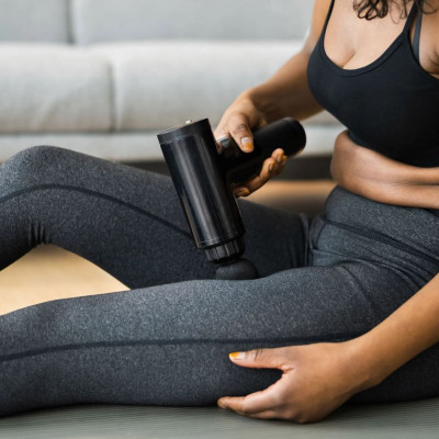 Súng Massage Mini Toàn Thân, Máy Massage Cầm Tay Mini 6 Cấp Độ Chuyên Sâu Đa Năng D Danido