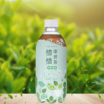 Trà Kombucha Sio-Sioh Đài Loan có ga vị Chanh Bạc Hà Mojito