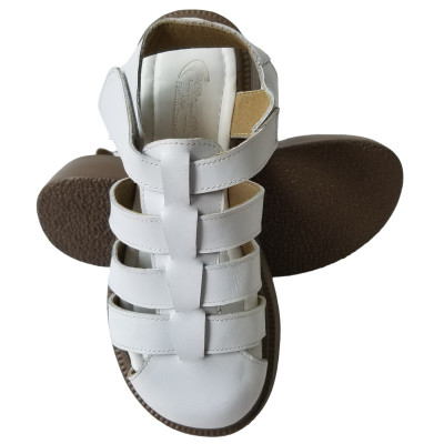 Giày Sandal Nữ Da Bò Thật BIGGBEN Cao 5 phân SDN102