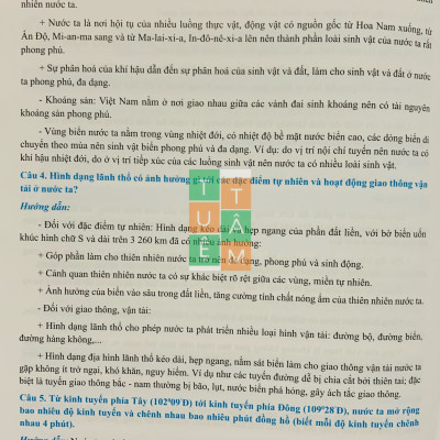 Sách - Bồi dưỡng học sinh giỏi Địa lí 8