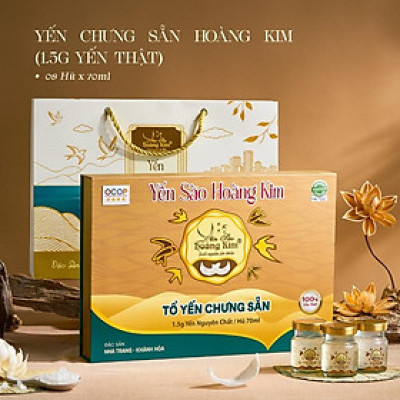 Hộp Tổ Yến Chưng Đường Phèn ( 8 Hũ/70ml)