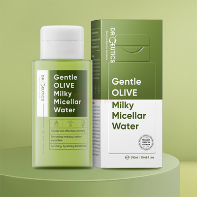 Nước tẩy trang DrCeutics Gentle Olive Milky Micellar Water (310ml) - Hàng chính hãng