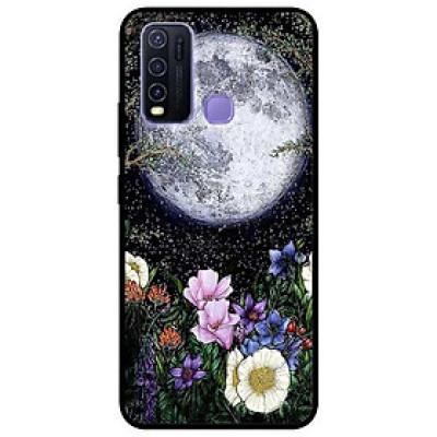 Ốp lưng dành cho Vivo Y30 - Y30i - Y50 mẫu Trăng Sáng Và Hoa