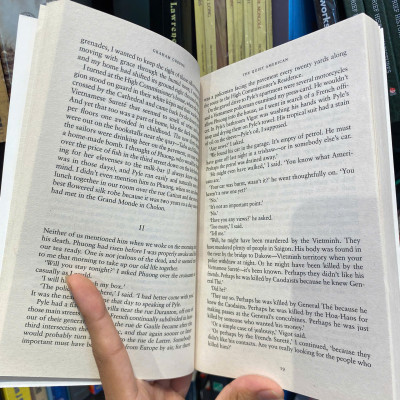 Sách - The Quiet American: Exploration of love, innocence, and morality in Vietnam by Graham Greene | Classics / Historical Fiction / War Literature