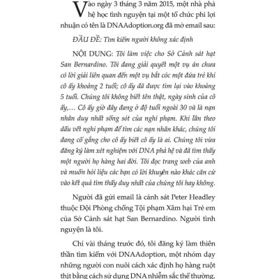 Hồ Sơ Tội Phạm - Giám Định Pháp Y Bằng Mã Gen