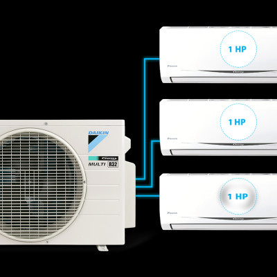 Hệ Thống Máy Lạnh Multi S Daikin Combo MKC70SVMV/CTKC25RVMV+CTKC25RVMV+CTKC50RVMV Inverter Gas R32 Treo Tường 1 Chiều Lạnh Hàng Chính Hãng - Chỉ giao tại HCM