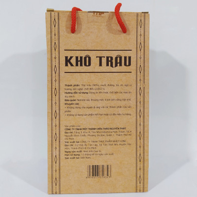 Combo 1 gói chà bông gà TNP 150g và 1 hộp khô trâu mềm TNP 450g