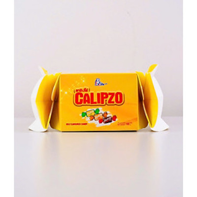 Kẹo Calipzo mix 100g ( hình xoắn ) Màu vàng