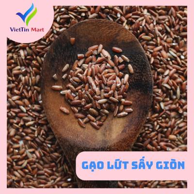 Gạo Lứt Sấy Giòn Tẩm Gia Vị Viettin Mart 1kg