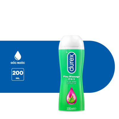 Gel Massage Durex 2 in 1 Hương Thơm Lô Hội - Bôi Trơn Quan Hệ - Che Tên Sản Phẩm