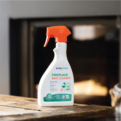 Xịt làm sạch bếp nướng BBQ, lò sưởi Stanhome Fireplace & BBQ Cleaner 500ml