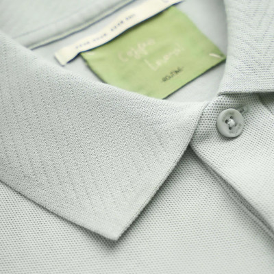 Áo polo tay ngắn nam S.Café bo cổ gân Form Fitted - RT 10S25POL028 | ROUTINE CÀ MAU